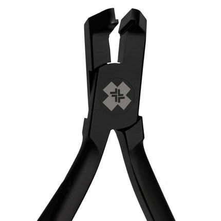 Mini Distal End Cutter with safety hold Nano Coating Black 