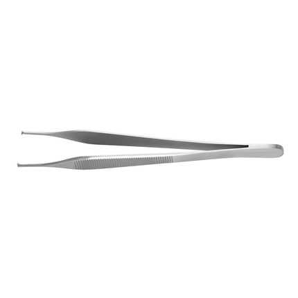 Surgical Tissue Pliers Adson, 1x2 teeth, 1,2mm, 15cm 