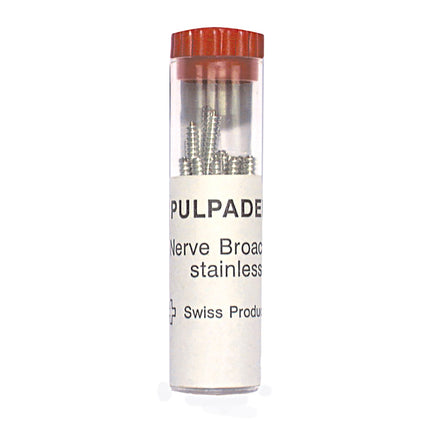Barbed Broaches Short with Spiral Colour Coded Handle (21mm) Medium 