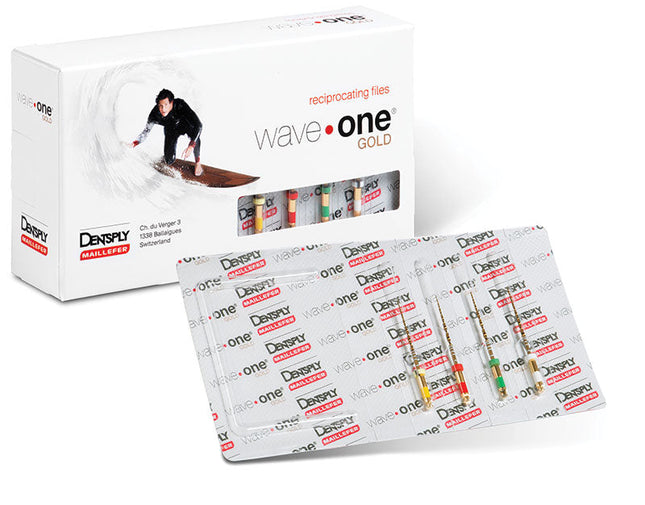 WaveOne Gold Reciprocating Files Sterile 31mm Assorted 