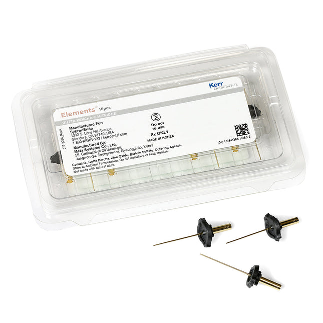 Elements Obturation Gutta Percha Cartridge 25GA (Light Body) - Gold 