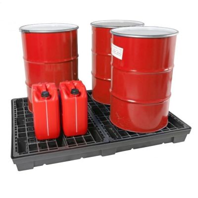 EVO 4 Drum Spill Pallet - 95% Recycled Plastic.