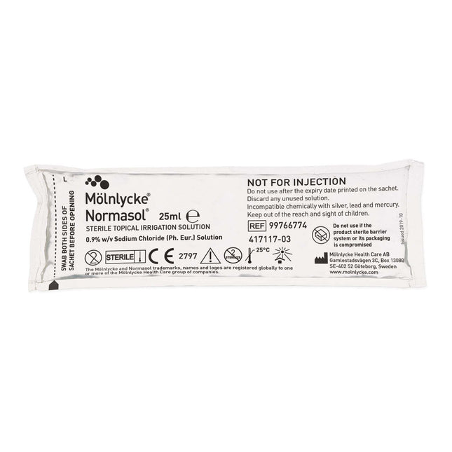 Normasol Sachets - Sterile, Saline, Sodium chloride 