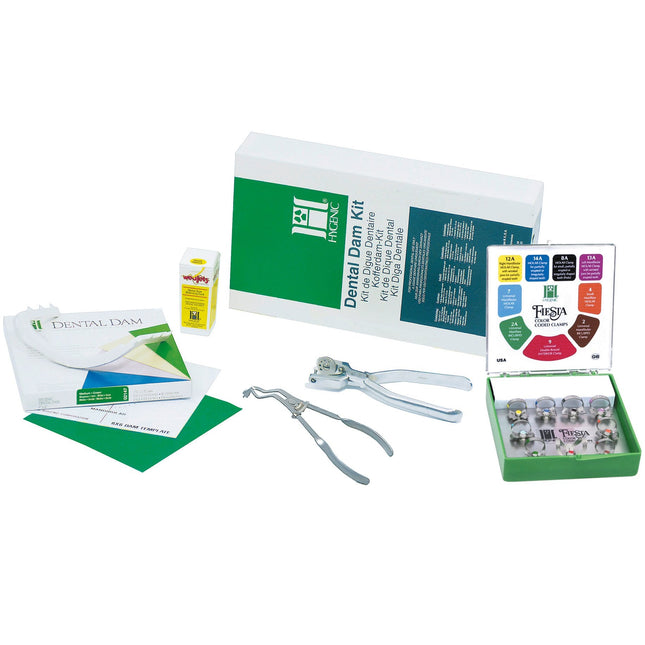 Dental Dam Kit - Wingless Complete Kit 