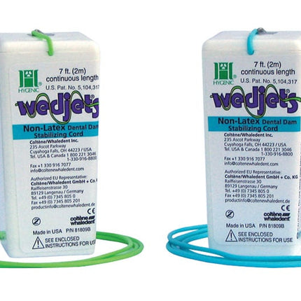 Non-Latex Wedjets Stabilising Cord Small 7ft (2m) - Lime Green 