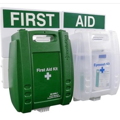 Evolution British Standard Eyewash & First Aid Point Large