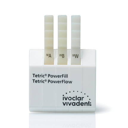 Tetric PowerFill & PowerFlow Shade Guide 