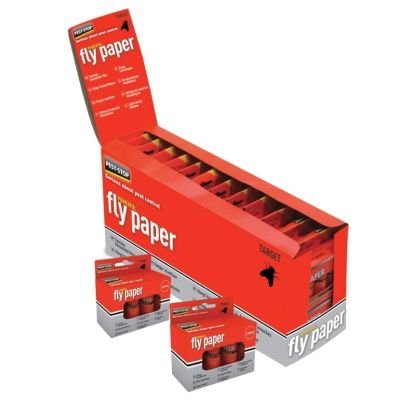Pest-Stop Fly Paper (Pack of 4)