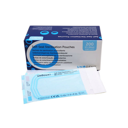 UnoDent Sterilisation Pouches 57 x 95mm 