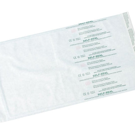 Sterilisation Pouches No. 535: 190 x 330mm (7.5" x 13") 