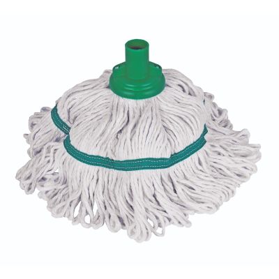 Hygiemix Colour Coded Green T1D Socket Mop Head 200g