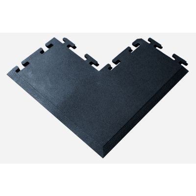 Gym Matting in Black 30cm x 30cm Corner