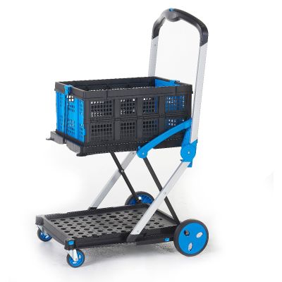 ProPlaz Clever Folding Wheeled Trolley with Two Tray