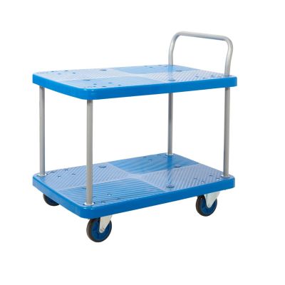 ProPlaz Blue Platform Truck/Trolley - Two Tier