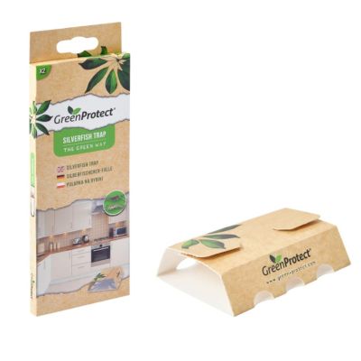 Green ProtectÂ® Silverfish Trap (Pack of 2)