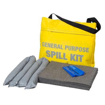 25L Oil & Fuel Spill Kit in a Flap Close Shoulder Bag