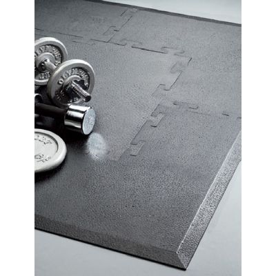 Gym Matting in Black 60cm x 60cm Tile