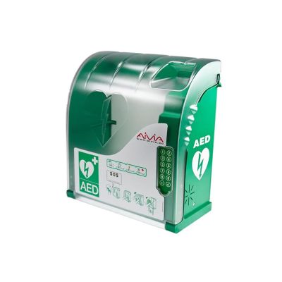 Outdoor Heated Alarmed AED Cabinet