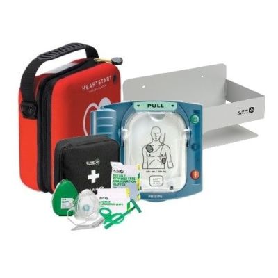 Philips HeartStart HS1 Semi-Automatic Office Defibrillator Package