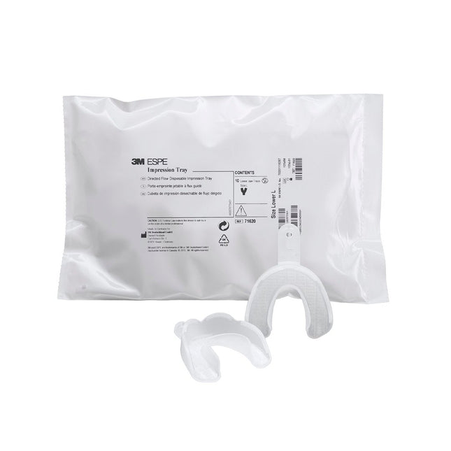 3M Disposable Impression Tray Lower Jaw Size Large 