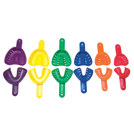 Disposable Orthodontic Impression Trays Lower Size 1 Red 