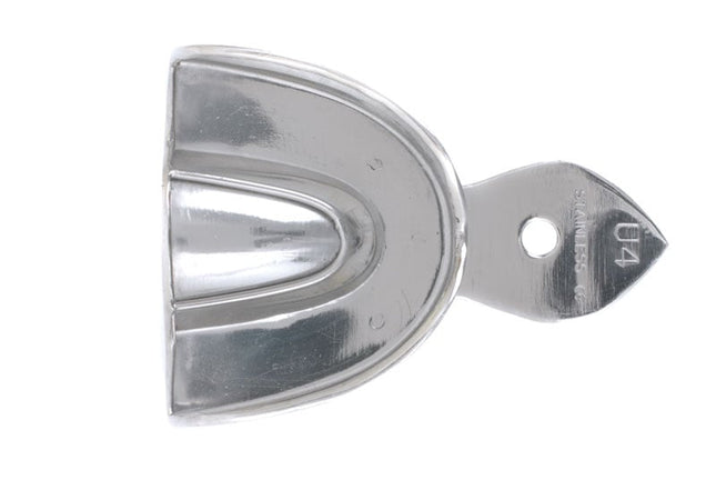 Stainless Steel Impression Trays Plain Upper No.4 Large 