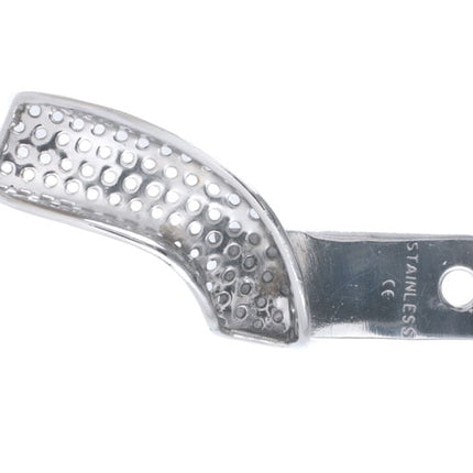 Stainless Steel Impression Trays Perforated Sectional Upper Left/Lower Right 