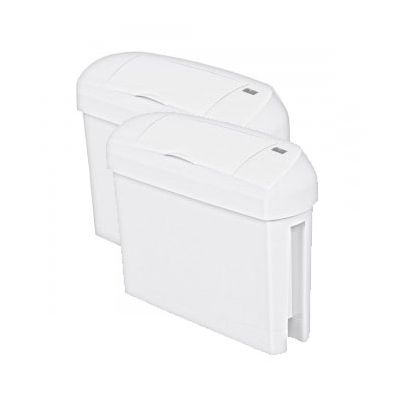 Intima Mini15 Litre Automatic Sanitary Bin White (Pack of 2)