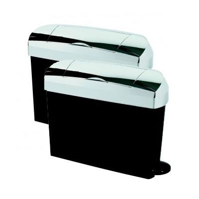 Intima Mini 15 Litre Pedal Sanitary Bin Bright Chrome (Pack of 2)