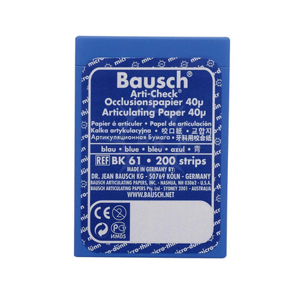 Articulating Paper Straight Strips Blue 40Âµ 