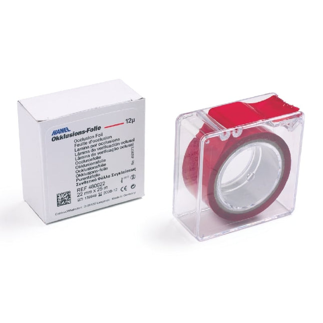 Occlusion Foil 12 mÂµ double-sided - 22 mm Green 