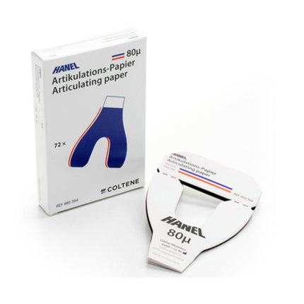 Hanel Articulating Paper U Shape Blue/Red 80Âµ 