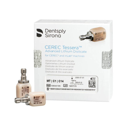 CEREC Tessera CAD/CAM Blocks Size C14 MT C1 