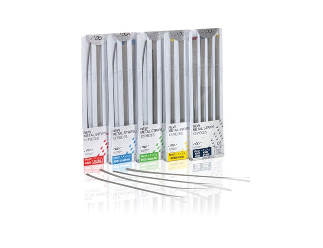 Metal Strips Refills Red Mesh No. 200  (140 micron Rough Preparation) Assorted Width 