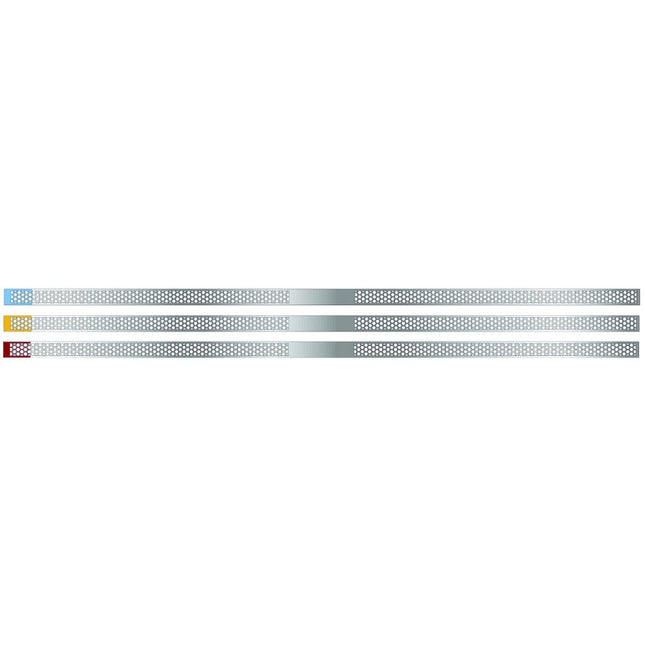 Flex-View Strips Narrow 2.5mm Assorted Pk 15 S/Sided 