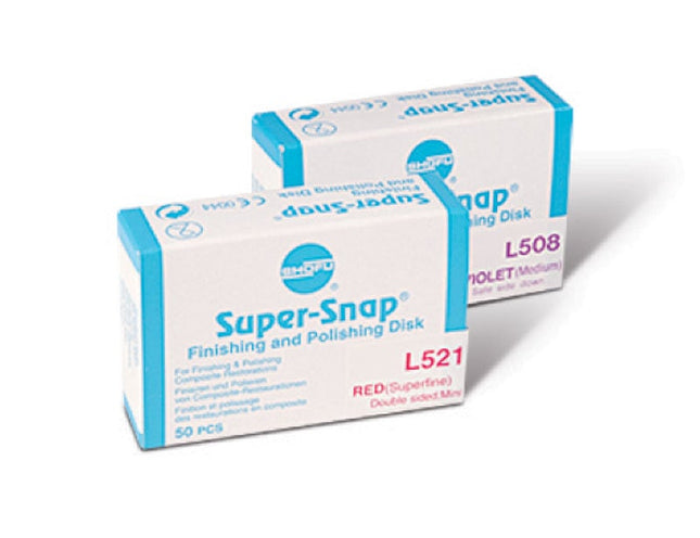 Super-Snap Refills - Superpolishing Dark Red Disc L521 - SuperFine Mini 