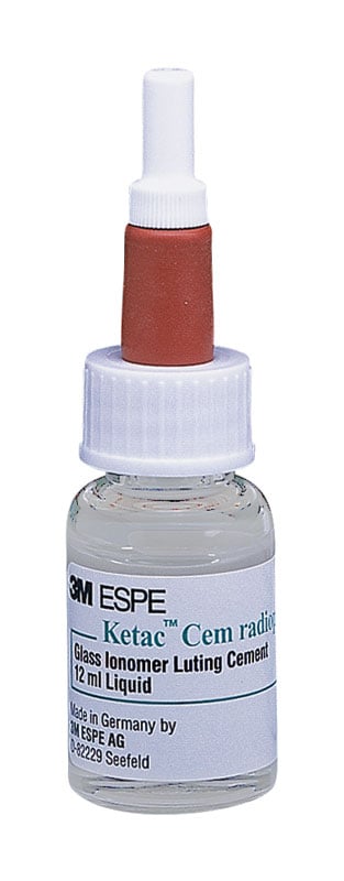 Ketac Cem Radiopaque Glass Ionomer Luting Cement Liquid Refill 