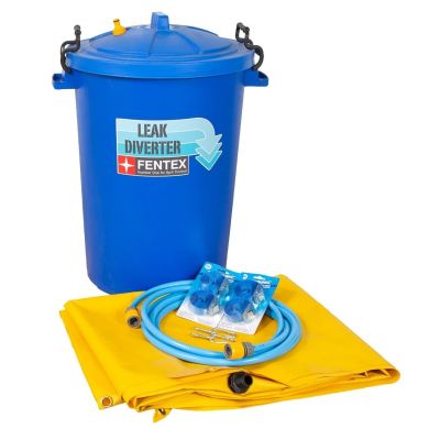 Leak Diverter Full Kit (Yellow Tarp 100cm x 100cm)