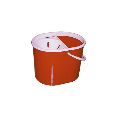 Lucy Plastic Mop Bucket & Wringer in Red