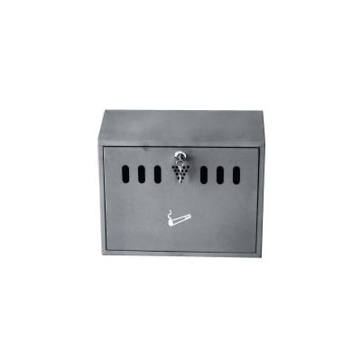 Maximash - Wall Mounted Ashtray in Grey Hammer Finish