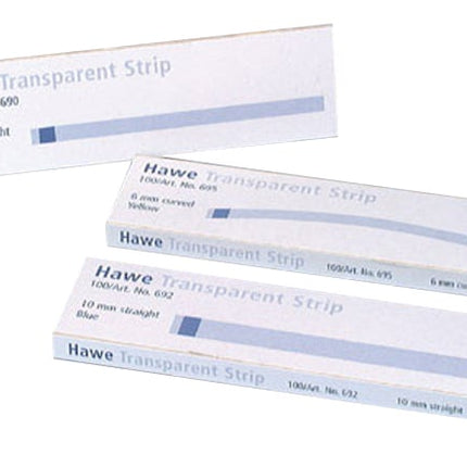 Transparent Strips Straight 6mm x 100mm Yellow (Ref. 690) 