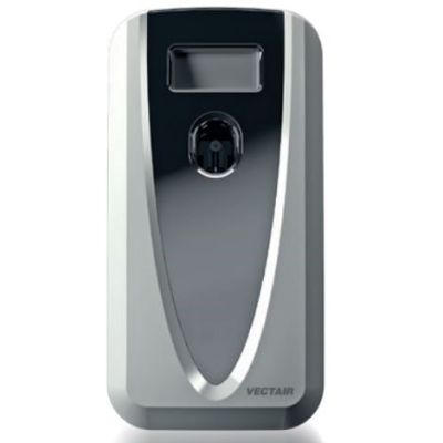 Micro AiromaÂ® MVP Air Freshener Dispenser- White & Chrome