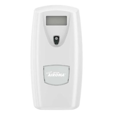Micro AiromaÂ® Aerosol Automatic Fragrance Dispenser Unit in White