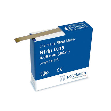 Matrix Strip 0.05 6mm Steel Matrix Band - Hard 