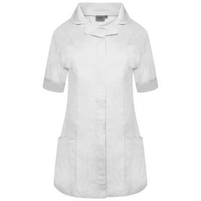 Behrens Ladies Healthcare Tunic Pocket White Trim