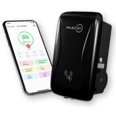 Project EV 22kW Pro Earth Wall AC Charger NOVO-EVA-22S-SE