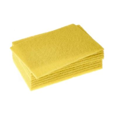 Hand Scourer Pad Yellow 9x6"