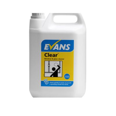 Evans Clear Glass Cleaner - 5 Litre