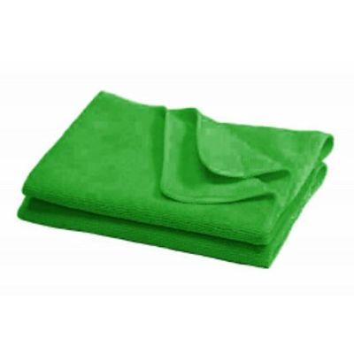 Green Microfibre Cloth - Pack of 10