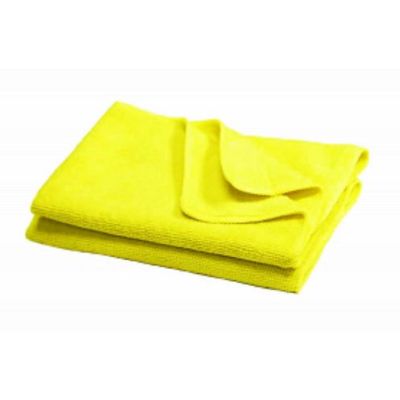 Yellow Microfibre Cloth - Pack of 10